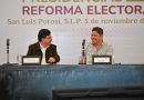 RICARDO GALLARDO PARTICIPA EN INICIO DE AUDIENCIA PÚBLICA PARA LA REFORMA ELECTORAL EN SLP