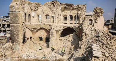 RESTAURAN MONUMENTO DAÑADO EN GAZA POR LA GUERRA ISRAEL-HAMÁS