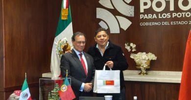 RICARDO GALLARDO PROMUEVE A SAN LUIS POTOSÍ ANTE EL EMBAJADOR DE PORTUGAL