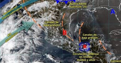 CLIMA EN MÉXICO ESTE 29 DE DICIEMBRE DE 2025: LLEGA EL FRENTE FRÍO 25