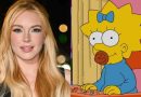 LINDSAY LOHAN SORPRENDE AL DAR VOZ A MAGGIE SIMPSON EN “LOS SIMPSON”