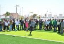 FORTALECE RICARDO GALLARDO INFRAESTRUCTURA DEPORTIVA EN LA ZONA MEDIA