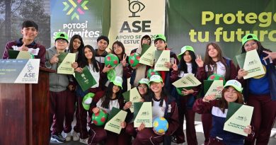 RICARDO GALLARDO LLEVA PROGRAMA “APOYO SEGURO AL ESTUDIANTE” A VILLA DE POZOS