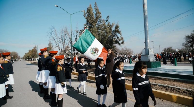 CEDRAL CONMEMORA EL DÍA DE LA BANDERA CON ACTO CÍVICO