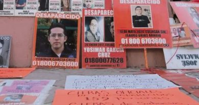 SINALOA ACUMULA MÁS DE DOS MIL DESAPARECIDOS