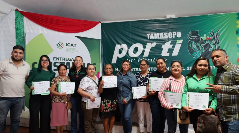 GOBIERNO ESTATAL IMPULSA CAPACITACIÓN EN TAMASOPO
