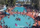 FAMILIAS DISFRUTAN LA REAPERTURA DEL ÁREA ACUÁTICA EN MATEHUALA.