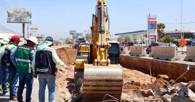 CONTINÚA AVANCE EN CONSTRUCCIÓN DE DESNIVEL ARENA POTOSÍ