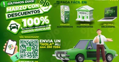 ÚLTIMOS DÍAS CON 100 POR CIENTO DE DESCUENTO EN MULTAS Y RECARGOS DE CONTROL VEHICULAR