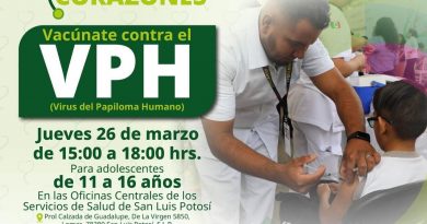 GOBIERNO ESTATAL REFUERZA PROTECCIÓN A ADOLESCENTES CON VACUNACIÓN CONTRA EL VPH