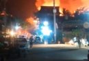 INCENDIO CONSUME DECENAS DE NEGOCIOS EN PUERTO ESCONDIDO, OAXACA