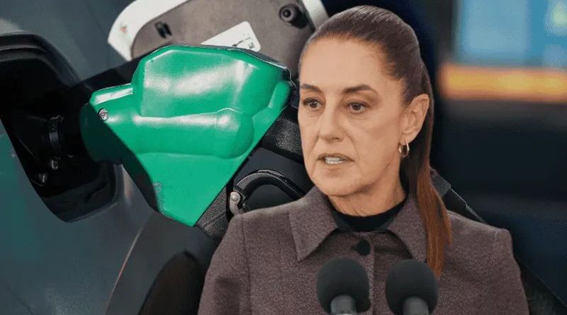 SHEINBAUM DESCARTA ALZA EN GASOLINA PESE A GUERRA EN IRÁN