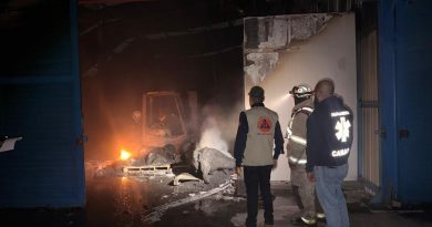 CLAUSURAN EMPRESA TRAS INCENDIO EN COLONIA INDUSTRIAL SAN LUIS