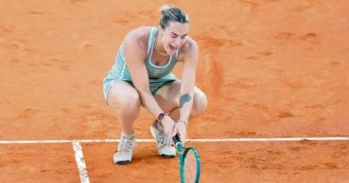 ARYNA SABALENKA SE DESPIDE DEL MADRID OPEN