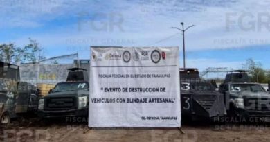 DESTRUYEN 18 VEHÍCULOS MONSTRUO EN TAMAULIPAS