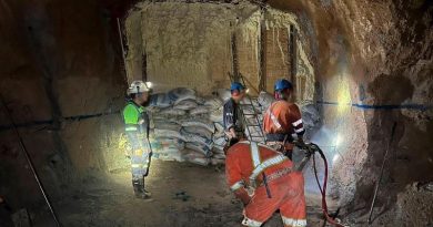 REFUERZAN SEGURIDAD ESTRUCTURAL DE MINA EN SINALOA PARA RESCATE DE TRES TRABAJADORES