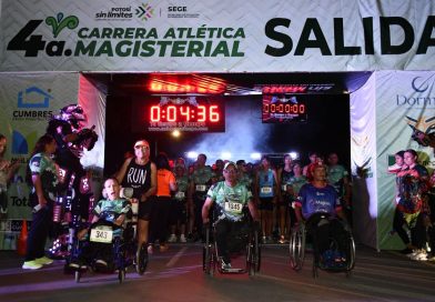 TODO LISTO PARA CELEBRAR AL MAGISTERIO CON GRAN CARRERA ATLÉTICA