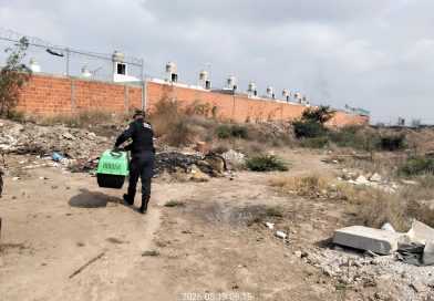 Policía dela Capital atiende hecho de abandono y maltrato animal en la colonia Los Magueyes