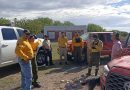 GOBIERNO ESTATAL REFUERZA COMBATE A INCENDIO EN CHARCAS