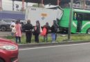 CHOQUE ENTRE TRANSPORTE PÚBLICO Y DOS CAMIONETAS DEJA 9 LESIONADOS EN CDMX
