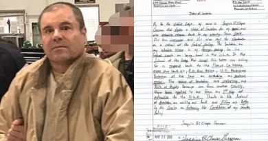 “EL CHAPO” GUZMÁN ENVÍA SU CARTA NÚMERO 11 A JUEZ DE NUEVA YORK PARA PEDIR EXTRADICIÓN