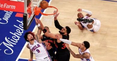 KNICKS AMPLÍAN LA VENTAJA SOBRE LOS 76ERS