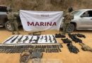 MARINA DECOMISA ARSENAL Y EXPLOSIVOS EN SINALOA