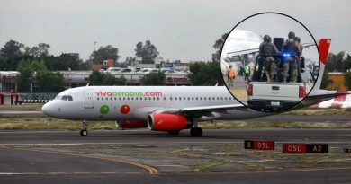 REVISAN AVIÓN EN AICM POR AMENAZA DE BOMBA Y DESCARTAN EXPLOSIVOS