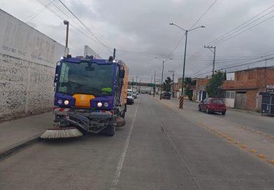 Gobierno de la Capital intensifica limpieza urbana en vialidades tradicionales de San Luis