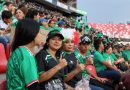 AFICIONADOS CELEBRAN TRANSMISIONES DEL MUNDIAL EN EL ESTADIO LIBERTAD FINANCIERA