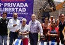 Galindo lleva obras integrales a San Juan de Guadalupe para sacar familias del rezago