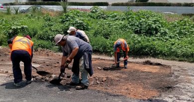 Atiende Gobierno de la Capital afectaciones viales en Sierra Vista por temporada de lluvias