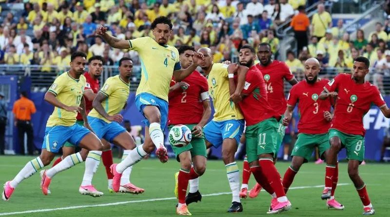 BRASIL DEJA DUDAS Y SALVA UN PUNTO EN SU DEBUT ANTE MARRUECOS