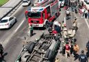CAPTAN FUERTE CHOQUE ENTRE CAMIÓN Y MICROBÚS EN LA MÉXICO-PACHUCA