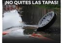 No quitar tapas de alcantarillas durante lluvias evita afectaciones en la red sanitaria: Interapas