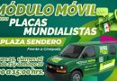 GOBIERNO ESTATAL ACERCA MÓDULO DE PLACAS MUNDIALISTAS A PLAZA SENDERO