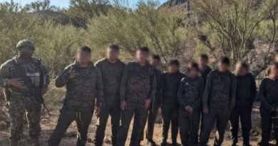 INTERCEPTAN EN NOGALES A GRUPO DE 12 MIGRANTES; INTENTABAN CRUZAR ILEGALMENTE A EU