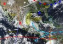 SMN ALERTA POR LLUVIAS INTENSAS Y POSIBLE DESARROLLO CICLÓNICO EN GRAN PARTE DE MÉXICO