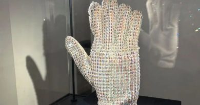 SUBASTAN EN PARÍS UN GUANTE QUE MICHAEL JACKSON LLEVÓ EN 1988