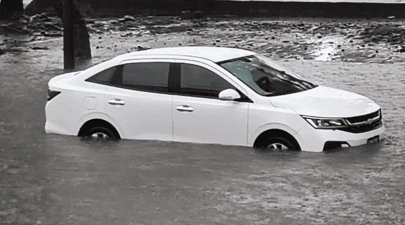 TROMBA DEJA UN MUERTO E INUNDACIONES EN PUEBLA