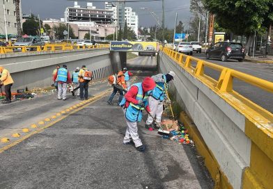 Gobierno de Enrique Galindo deja impecable la Glorieta Bocanegra tras festejos por triunfo de México