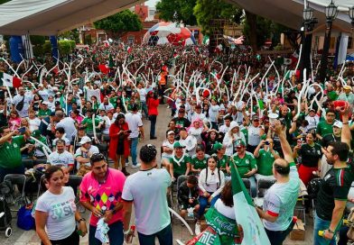 Miles de potosinos se volcaron al Centro Histórico para vivir el último partido de México en el Mundial 2026