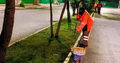 Amanecen vialidades limpias con el trabajo nocturno del ayuntamiento de San Luis Capital
