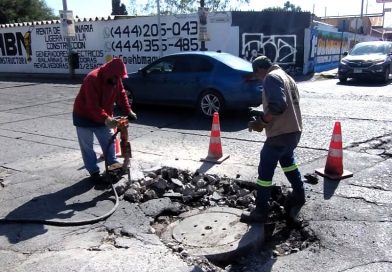 Obras Públicas atiende de inmediato reporte por hundimiento en Nereo Rodríguez y Muñoz