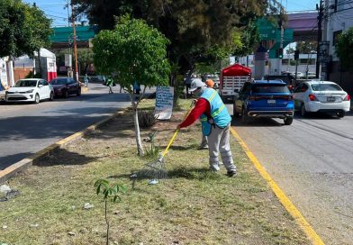 Trabajos diurnos y nocturnos refuerzan la limpieza de principales avenidas de San Luis Capital