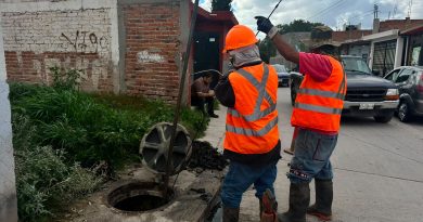 Interapas atiende afectación en la red de drenaje de Las Terceras