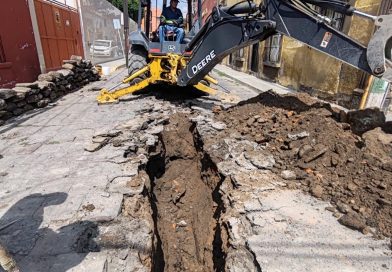 En su fase final, rehabilitación sanitaria de Interapas en la colonia Azteca Norte