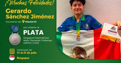 MEDALLA DE PLATA PARA SAN LUIS POTOSÍ EN EL MUNDIAL DE MATEMÁTICAS