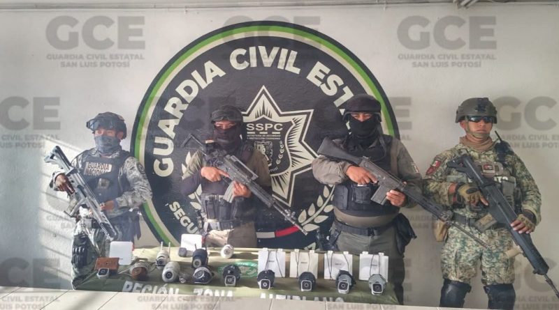 Aseguran 13 cámaras de monitoreo en CEDRAL
