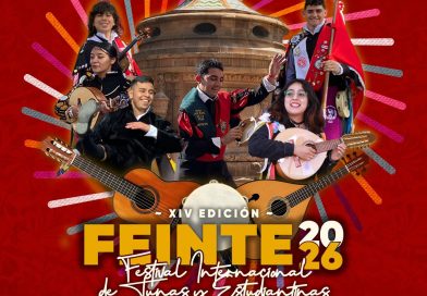 SAN LUIS CAPITAL REUNIRÁ A TUNAS Y ESTUDIANTINAS DE MÉXICO, PORTUGAL Y CHILE EN EL XIV FEINTE